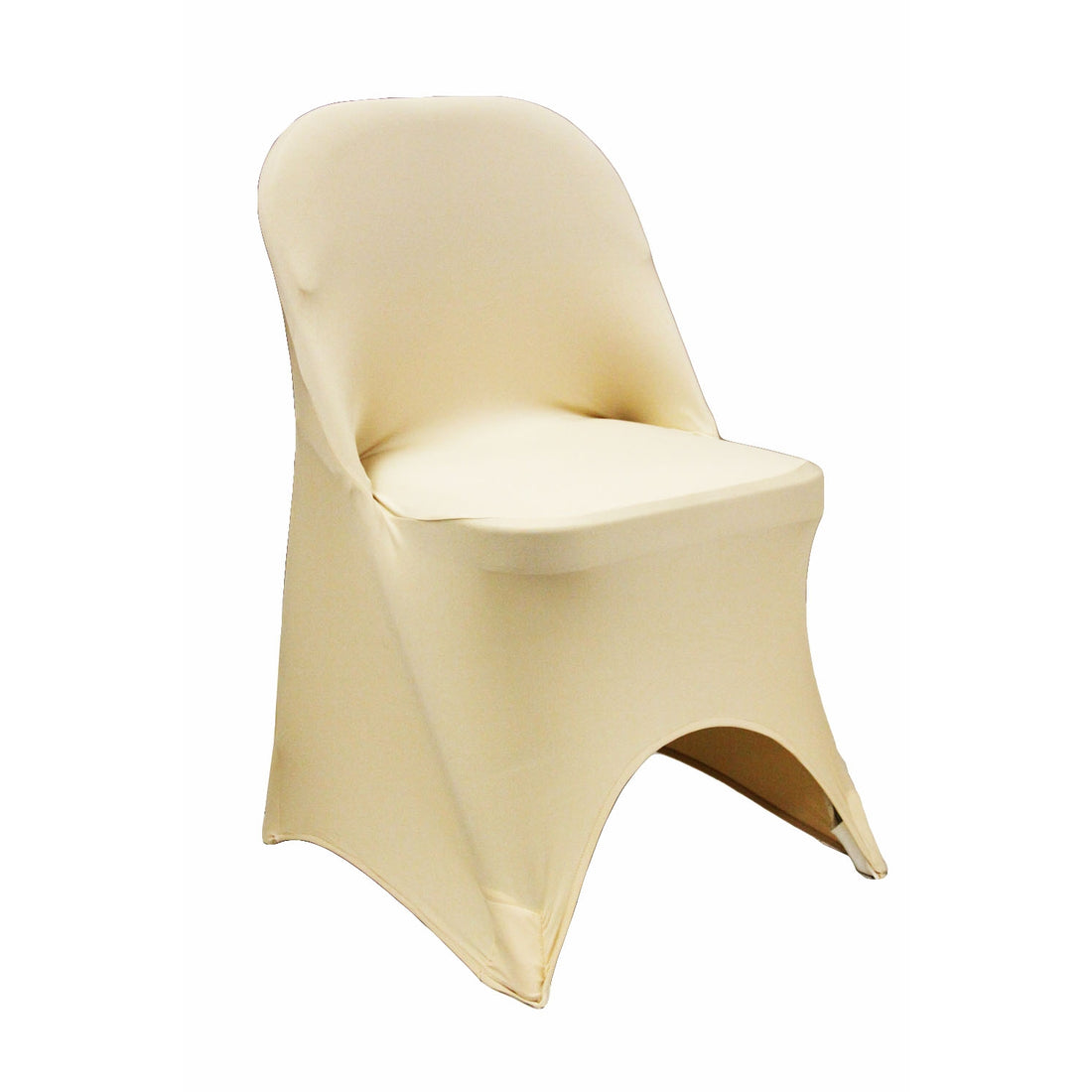 Champagne Spandex Folding Chair Cover - CV Linens™