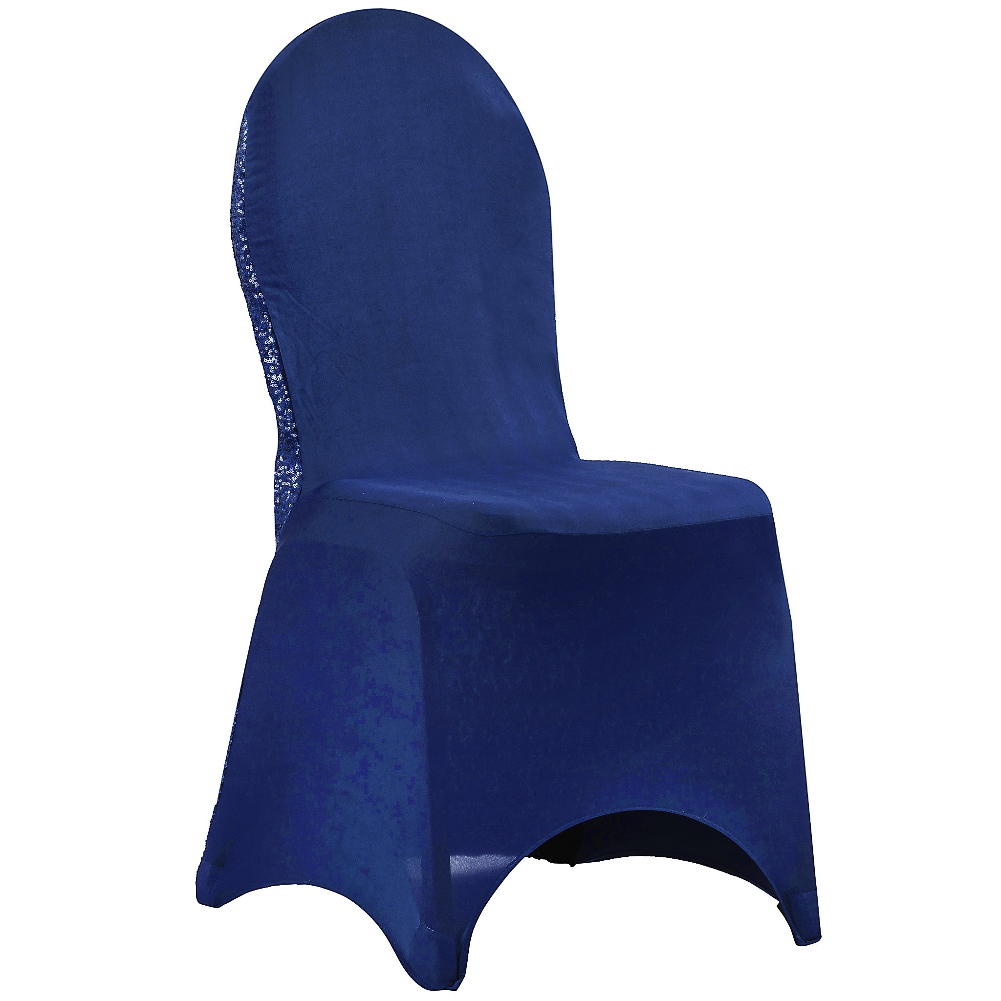 Black Sequin Spandex Chair Covers Wholesale