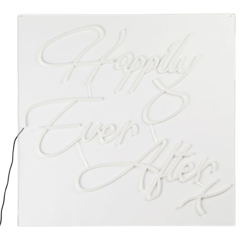 Happily Ever After Neon Sign 72 cm x 72 cm– CV Linens