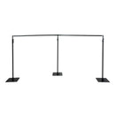 Height Adjustable Curved Backdrop Stand Kit 11ft x 13ft– CV Linens