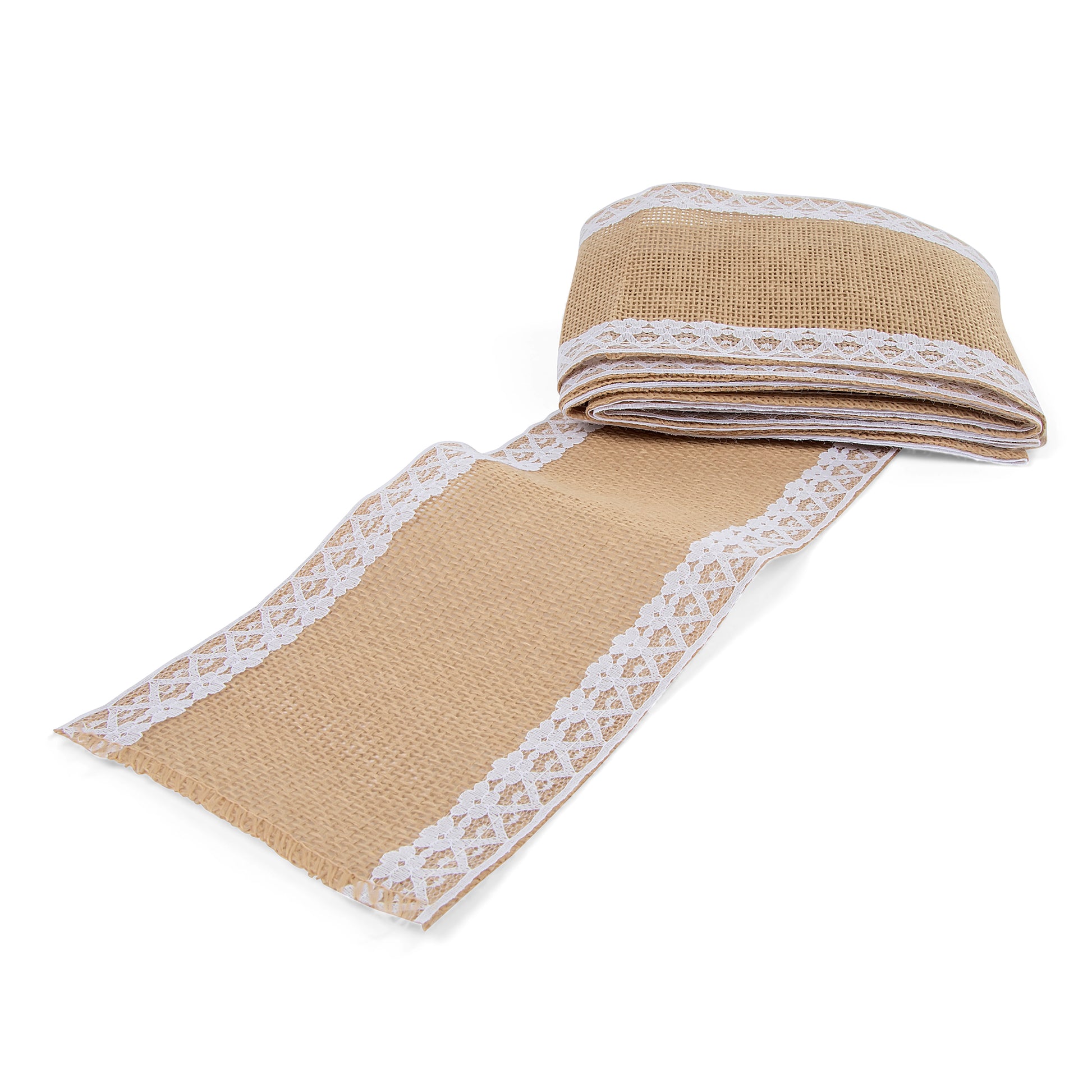 Natural Jute Burlap Fabric Roll for Bouquet Wrapping