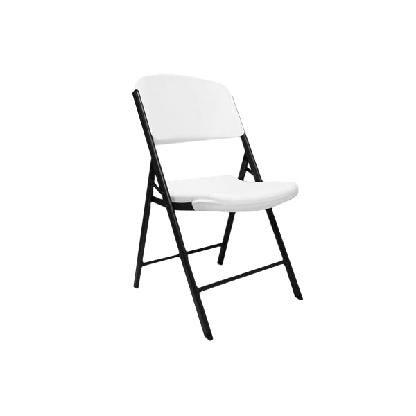 Contemporary LIFETIME folding chair Cover - White at CV Linens