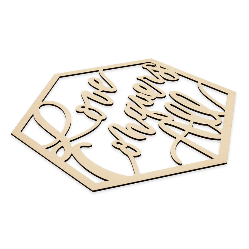 Love Conquers All Wood Sign Laser Cut 20