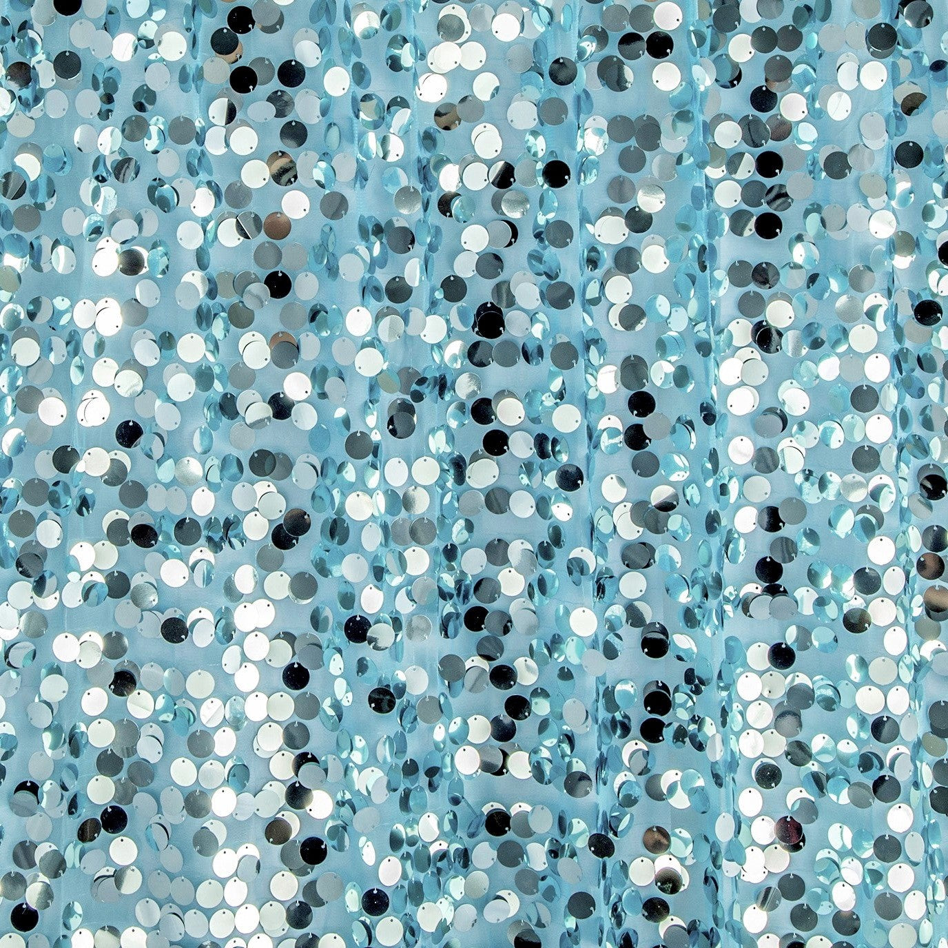 10 yards GLITZ Sequins Fabric Bolt - Baby Blue– CV Linens
