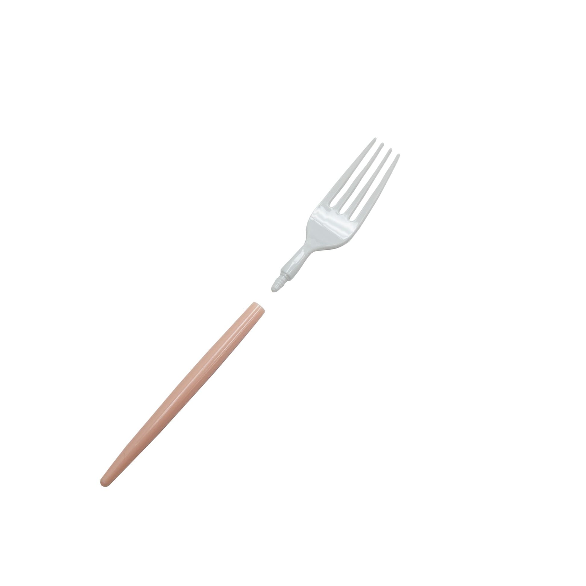 White Plastic Silverware Sets