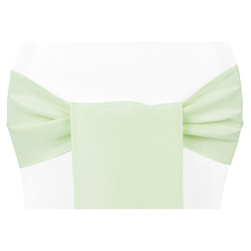 Polyester Chair Sash/Tie - Sage Green: Elevate Your Event with Elegance ...