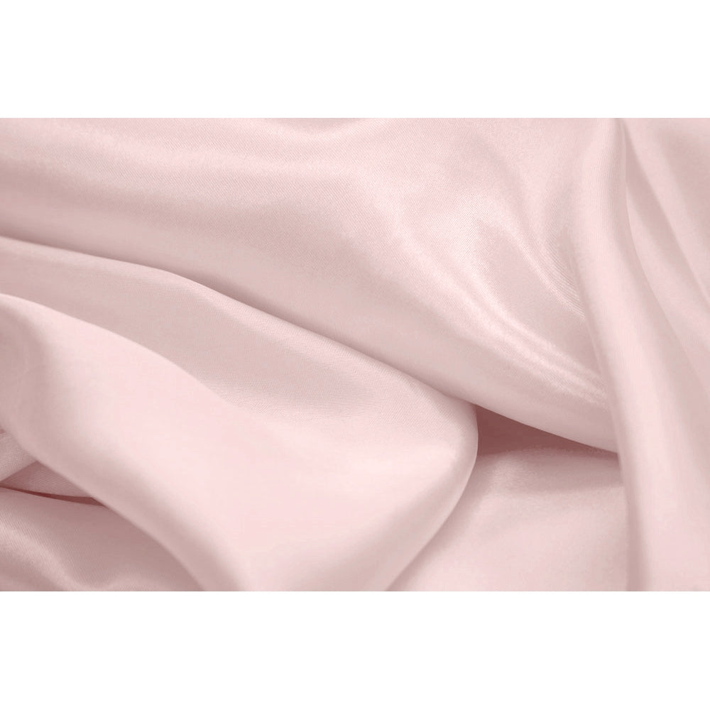 90"x156" Rectangular Satin Tablecloth - Pastel Pink - CV Linens