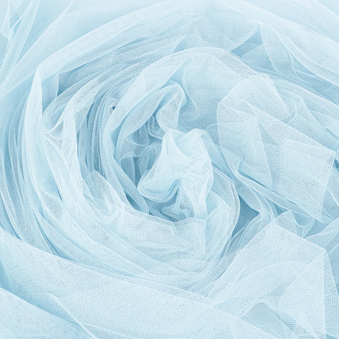 sky blue tulle fabric 3m wide