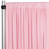 Spandex 4-way Stretch Drape Curtain 12ft H x 60 W - Pink– CV Linens