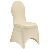Spandex Banquet Chair Cover - Ivory- CV Linens
