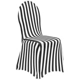 Red and white striped chair covers sale