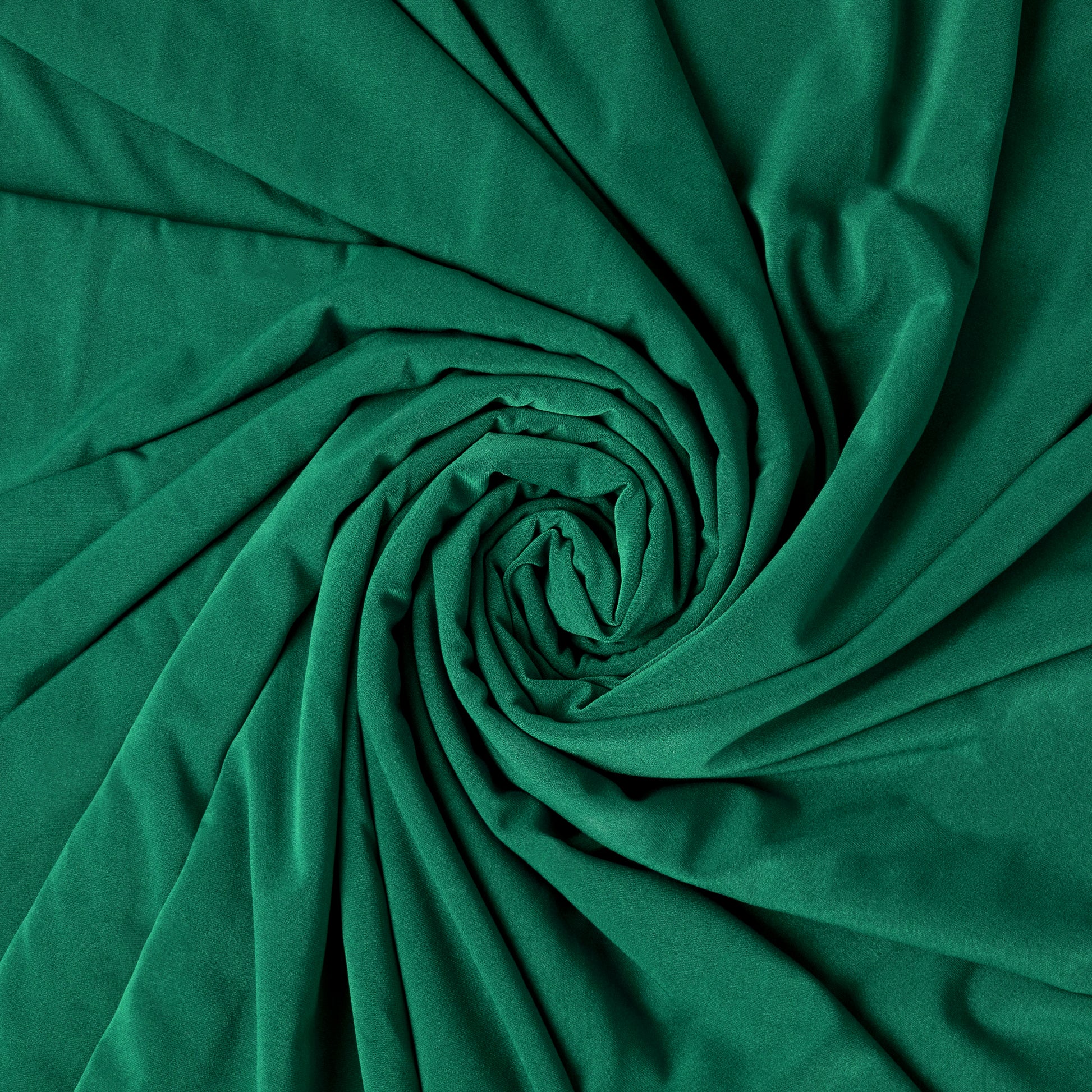 CV Linens 10 Yards Velvet Fabric Roll - Emerald Green