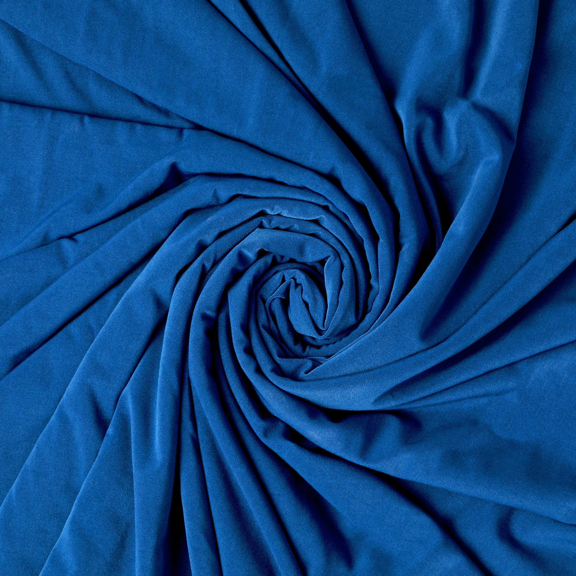 Blue Stretch Cotton ,stretchy Fabric, 4 Way Stretch Material, Blue