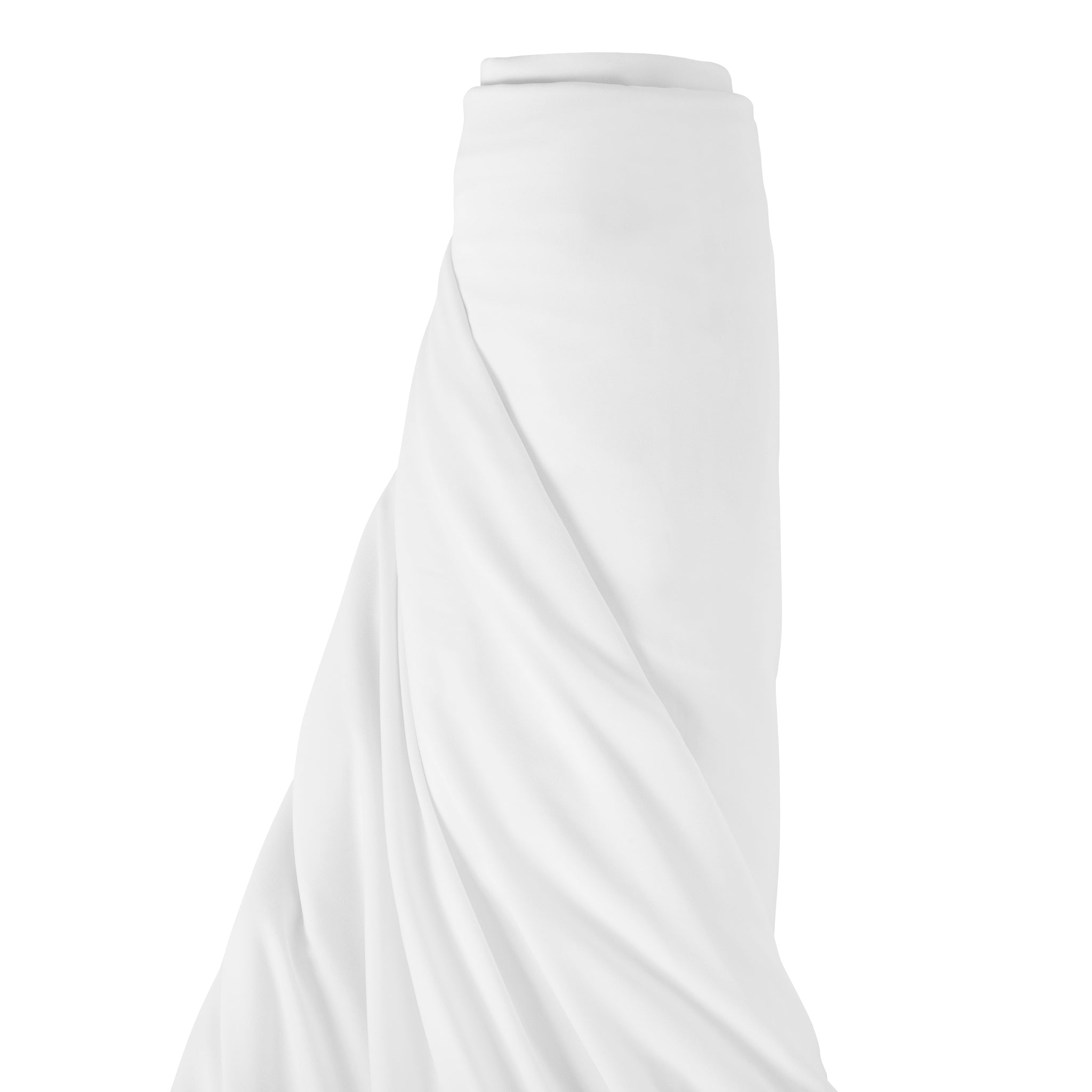 CV Linens Spandex Stretch 4-Way Fabric Roll 10 yds 58 - White