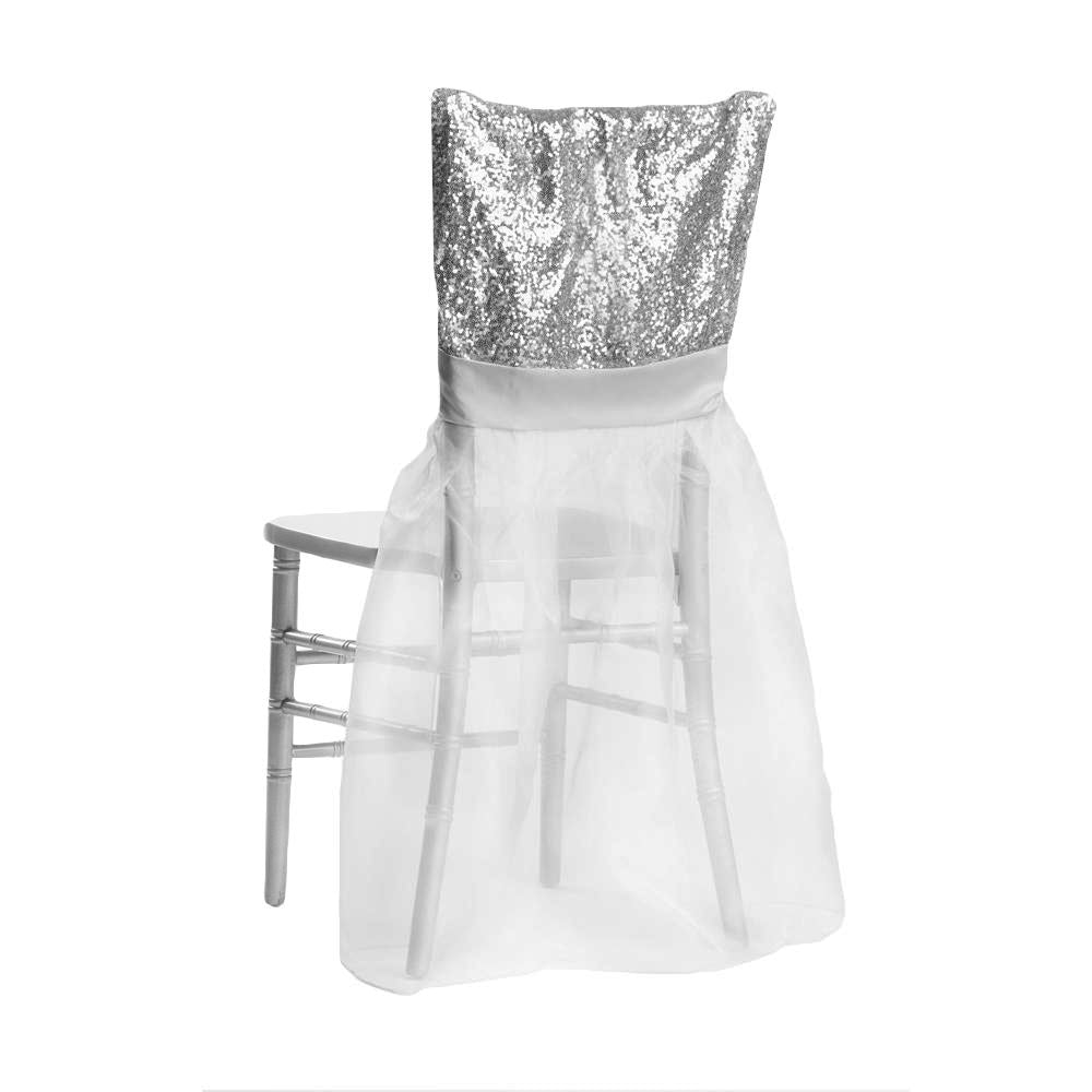 Silver Sequin - Chair Flair