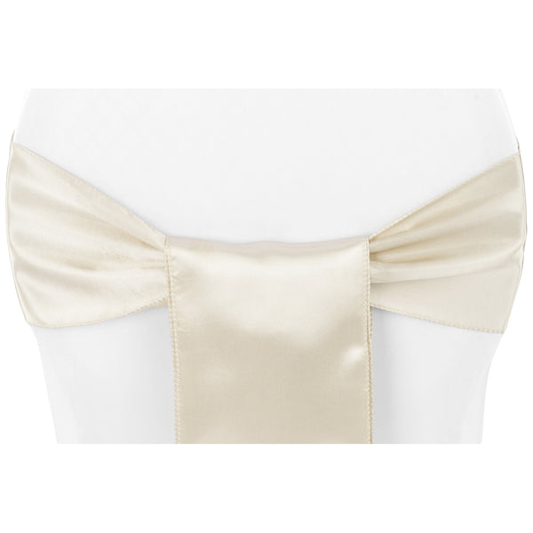 Standard Satin Sash Champagne - CV Linens