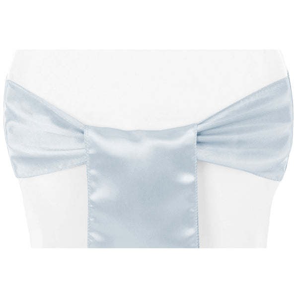 Standard Satin Sash Dusty Blue - CV Linens