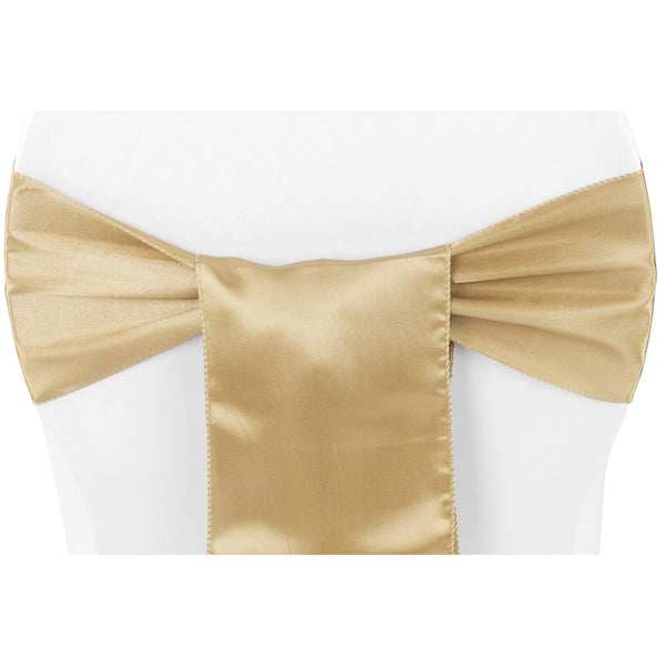 Standard Satin Sash Gold Antique - CV Linens