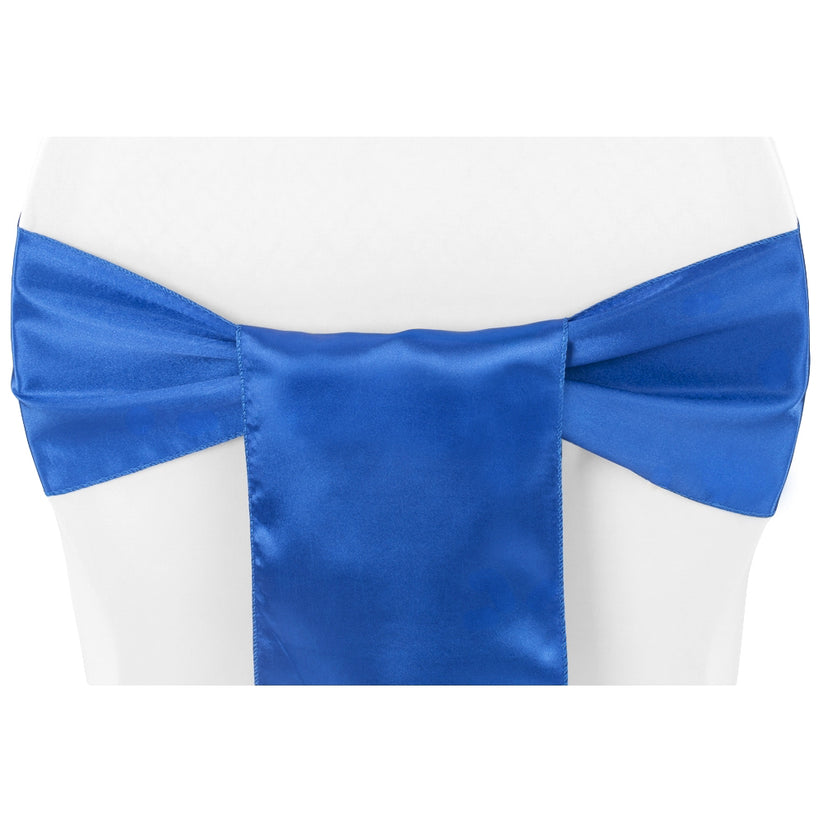 Standard Satin Sash Royal Blue - CV Linens