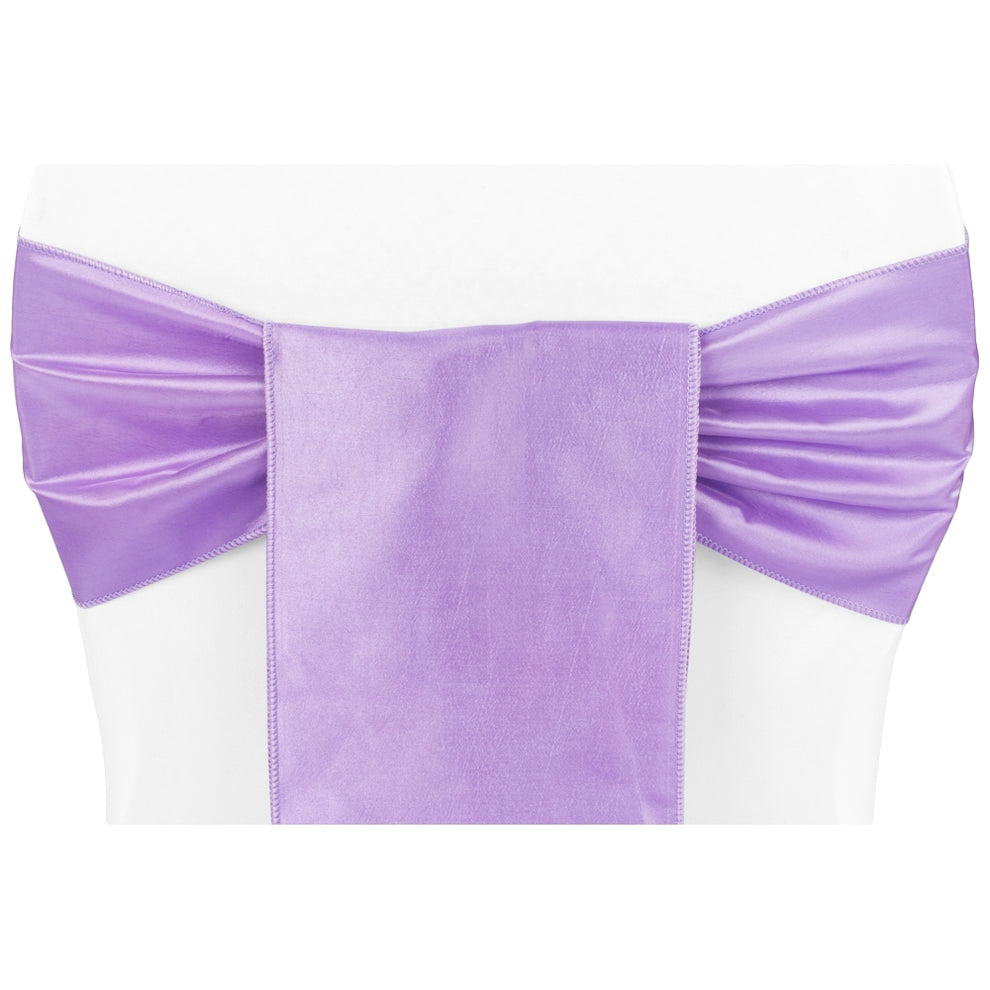 Taffeta Chair Sash/Tie - Victorian Lilac/Wisteria– CV Linens