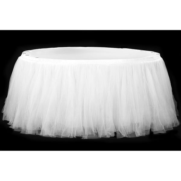 Black tutu 2024 table skirt