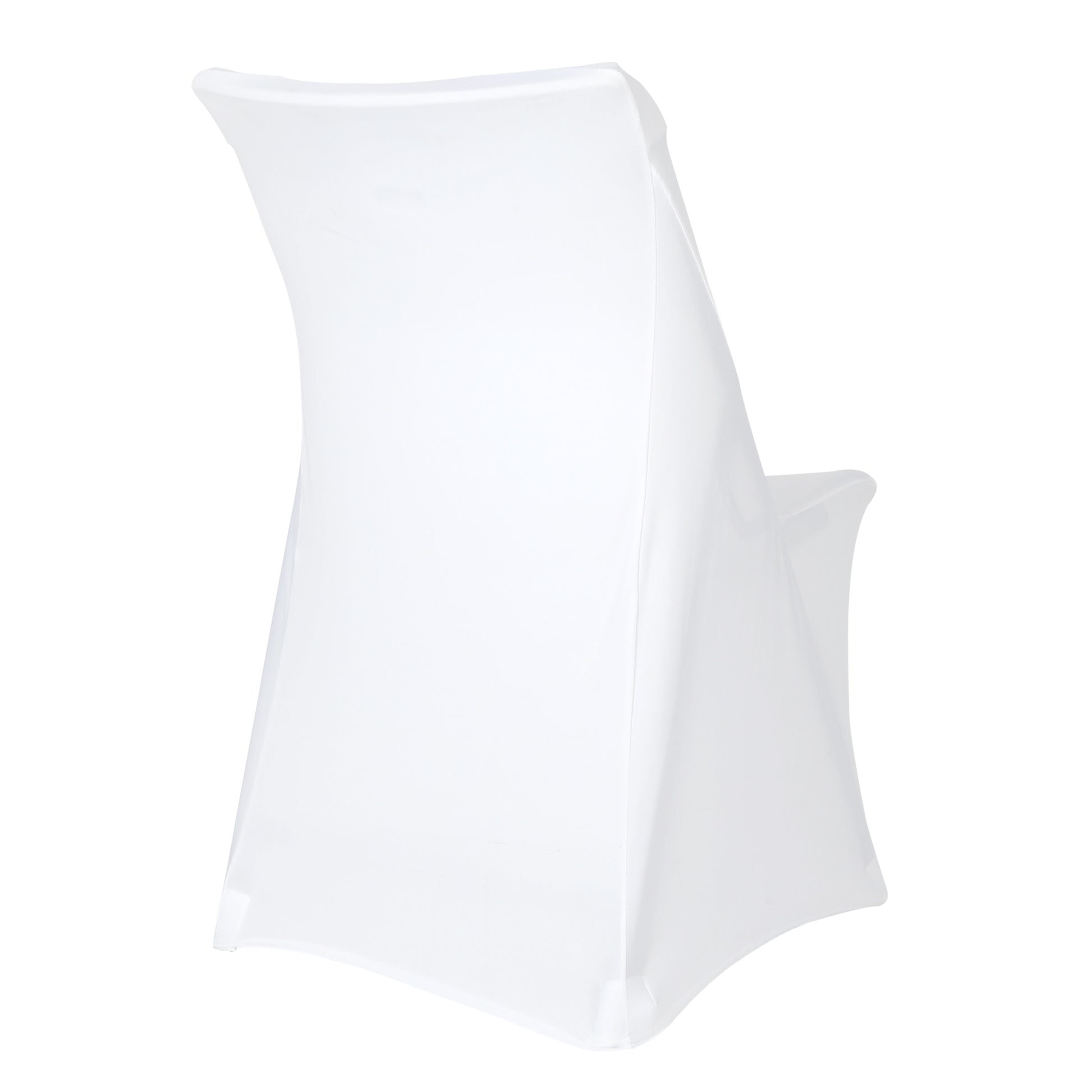 Contemporary LIFETIME folding chair Cover - White at CV Linens