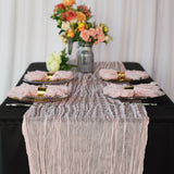 Cheesecloth Table Runner 25 x 16ft - Champagne