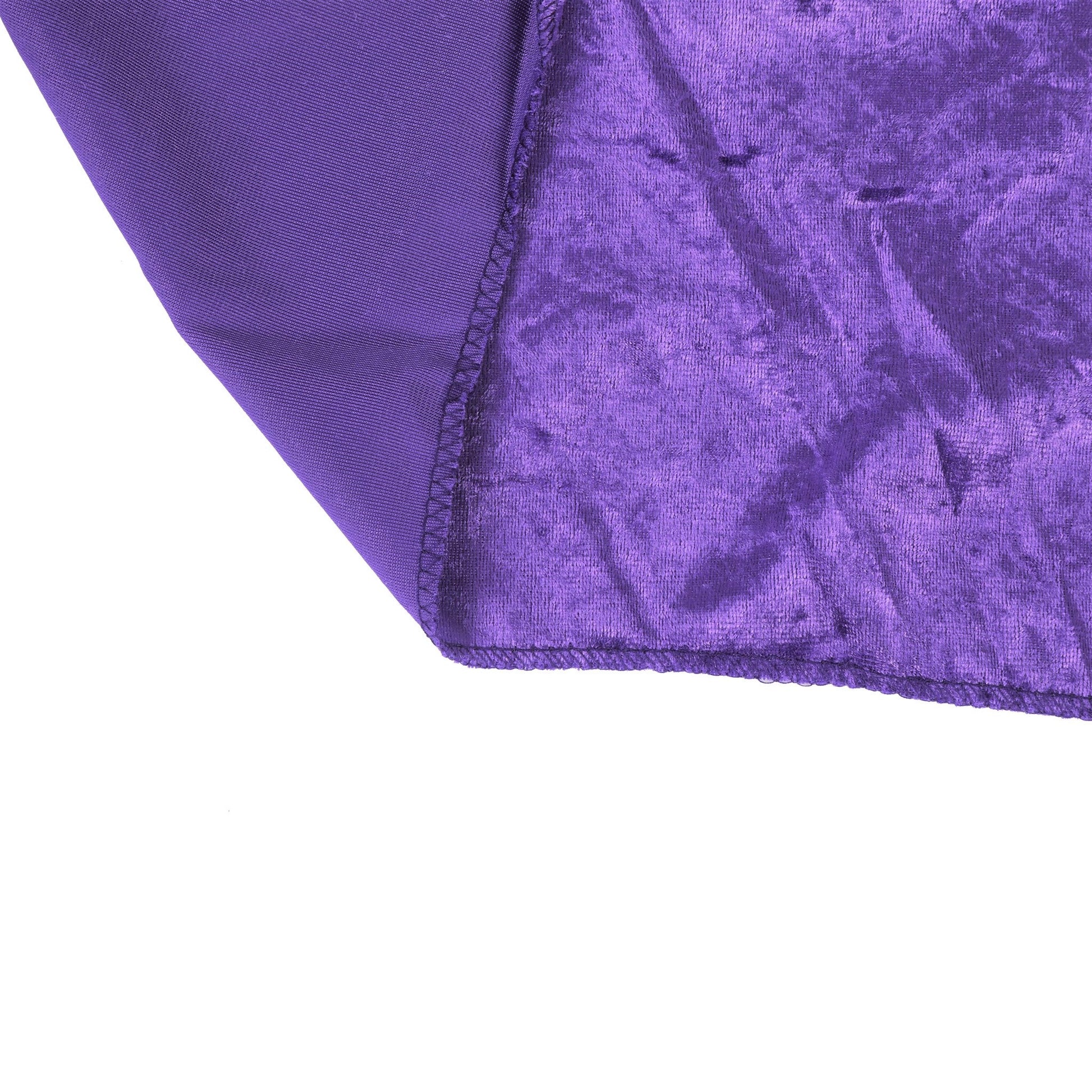 Velvet 18ft H x 52" W Drape/Backdrop Curtain Panel - Purple