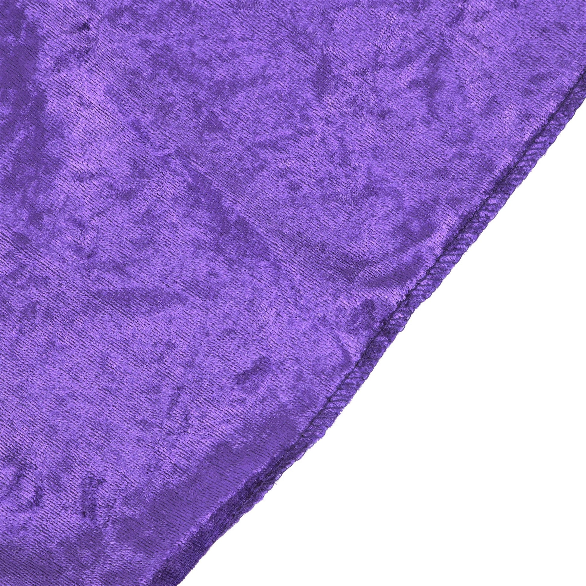 Velvet 18ft H x 52" W Drape/Backdrop Curtain Panel - Purple