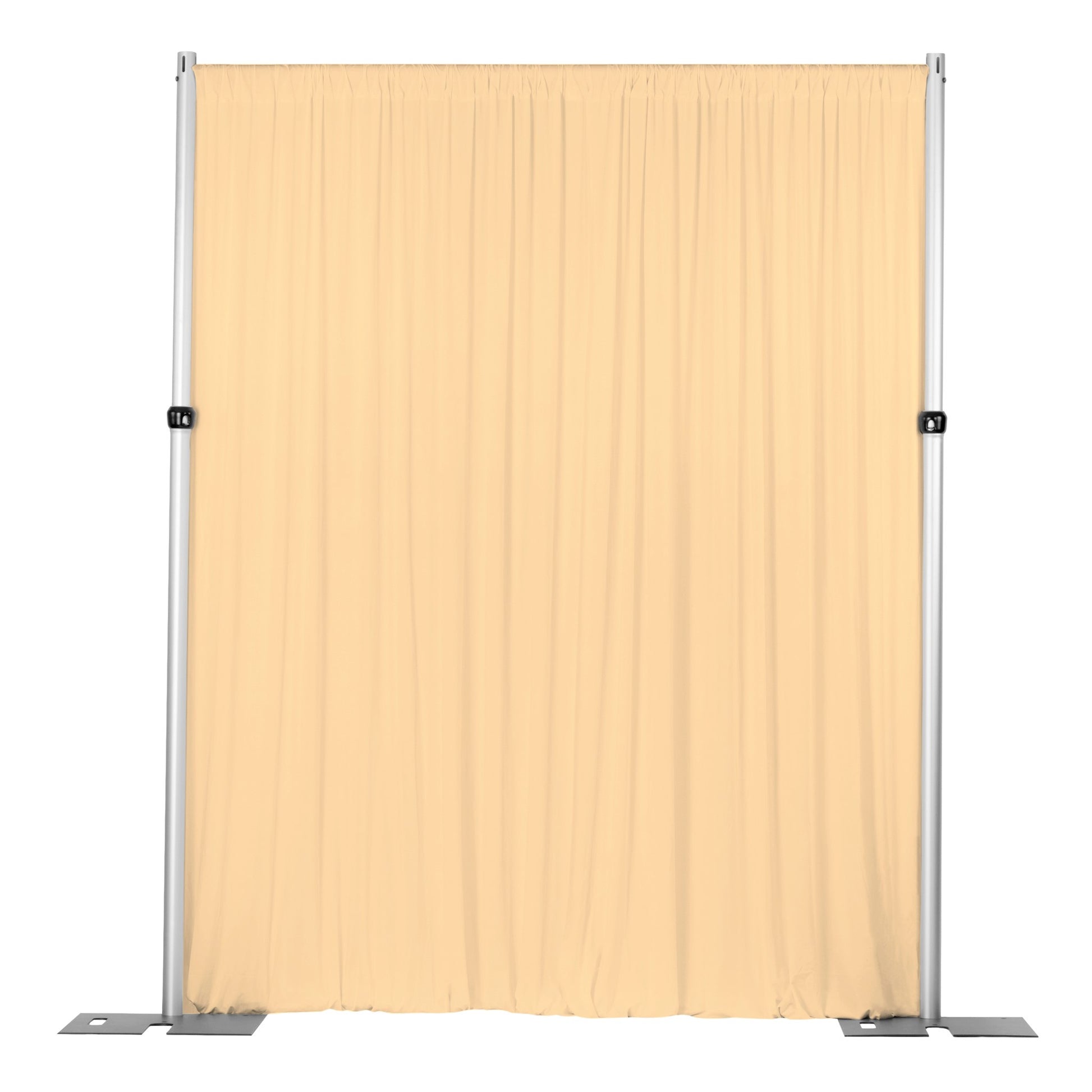 Spandex 4-way Stretch Backdrop Drape Curtain 12ft H x 60" W - Champagne