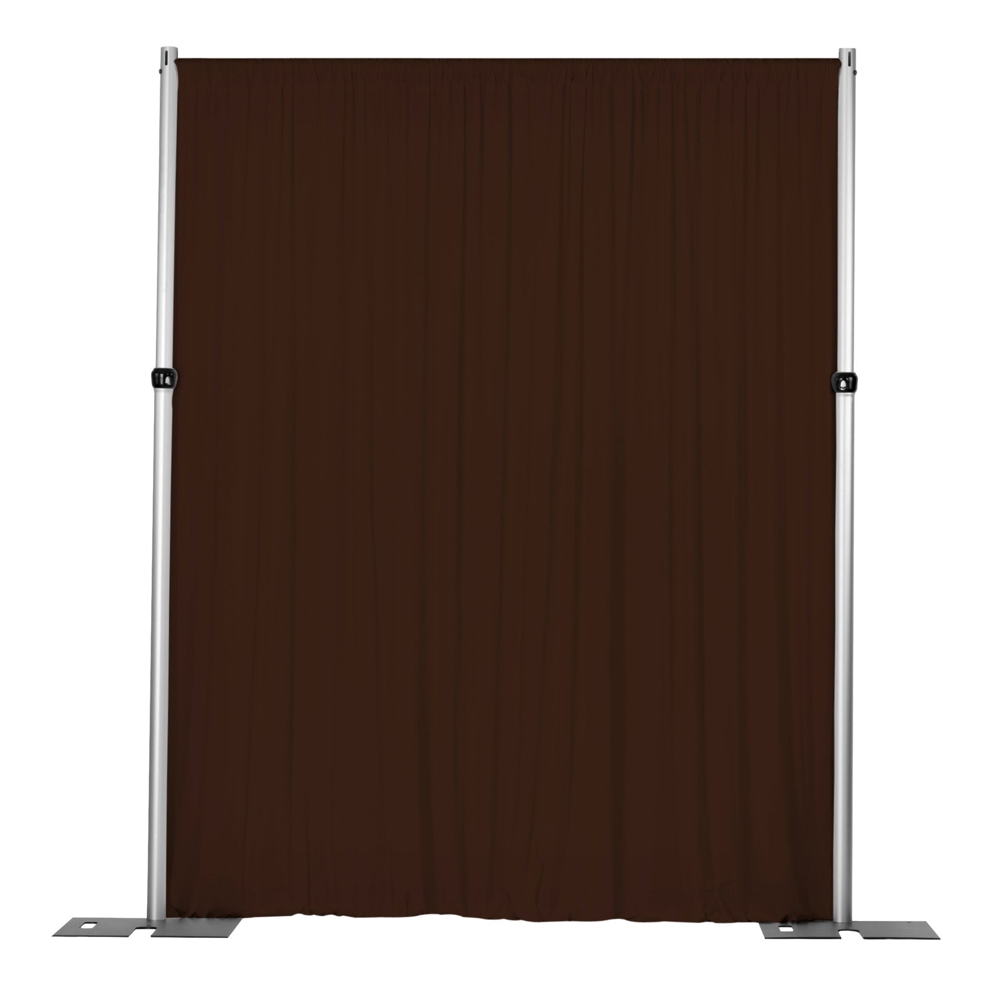 Spandex 4-way Stretch Backdrop Drape Curtain 18ft H x 60" W - Chocolate