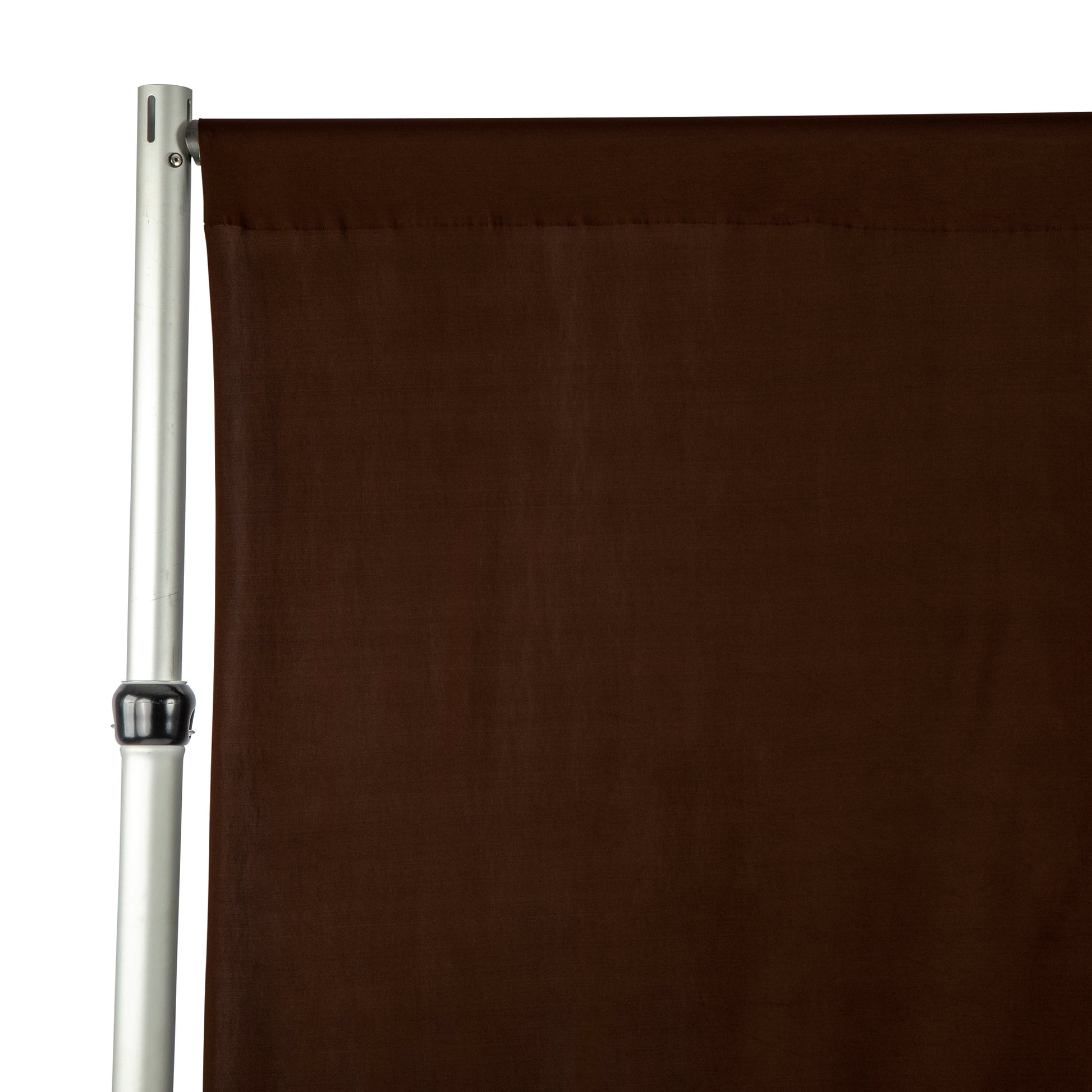 Spandex 4-way Stretch Backdrop Drape Curtain 18ft H x 60" W - Chocolate