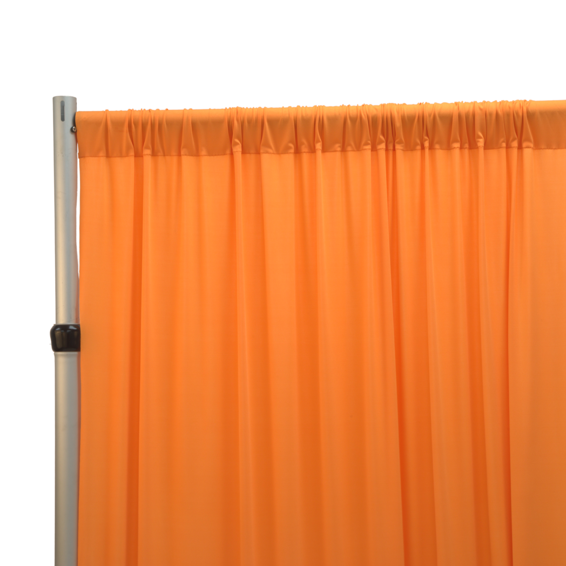 Spandex 4-way Stretch Backdrop Drape Curtain 14ft H x 60" W - Orange