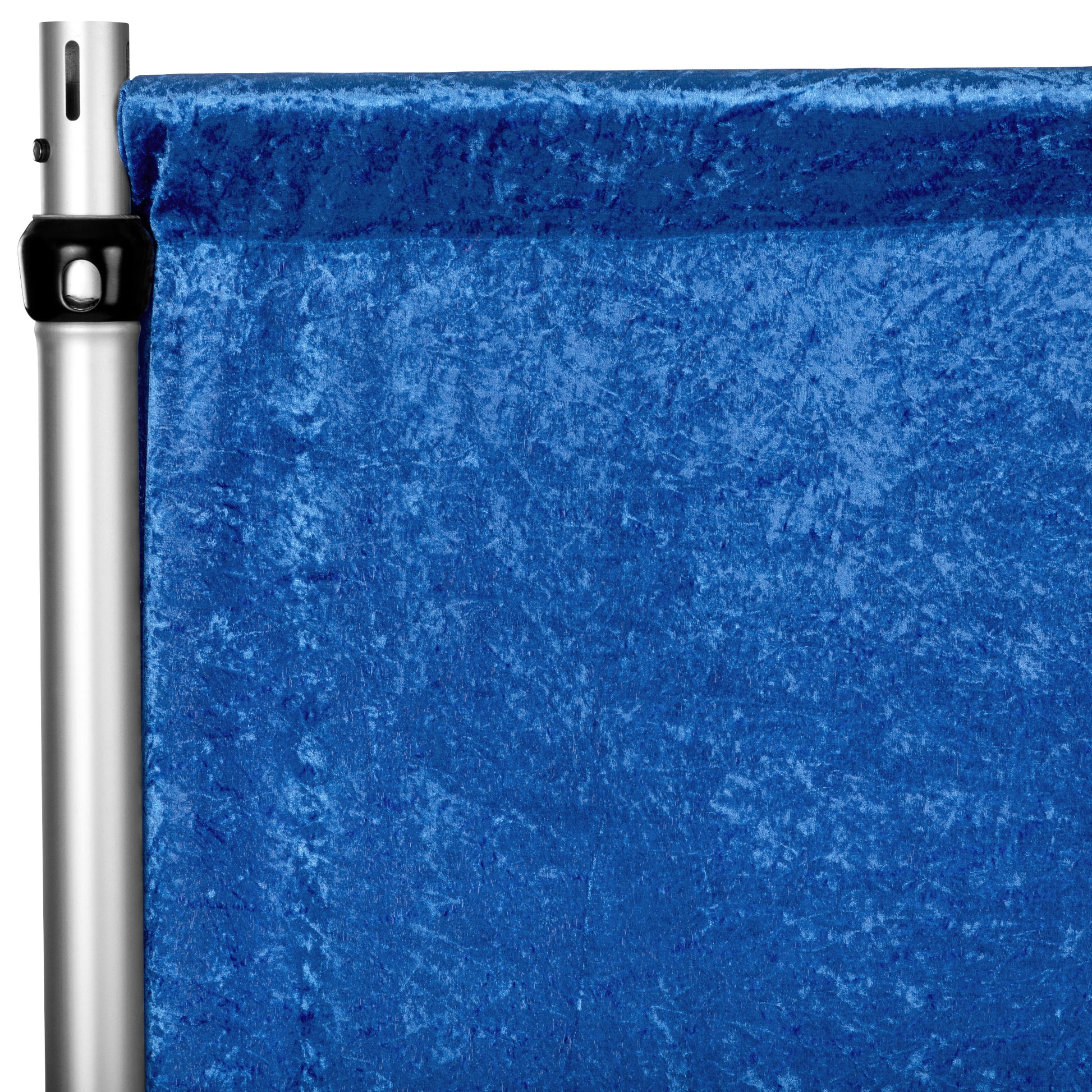 Velvet 14ft H x 52" W Drape/Backdrop Curtain Panel - Royal Blue