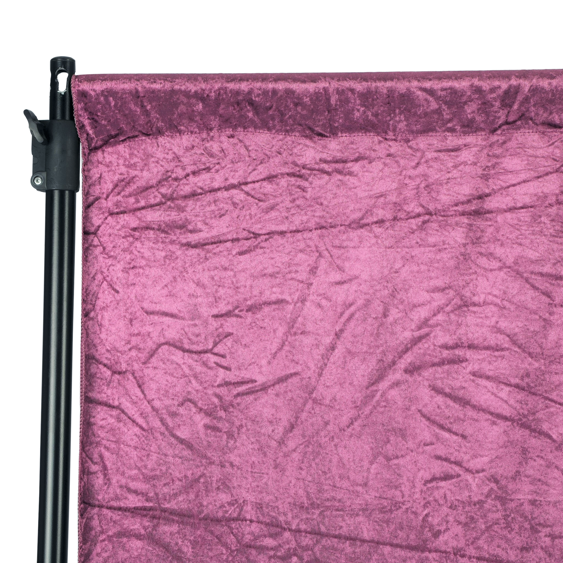 Velvet 14ft H x 52" W Drape/Backdrop Curtain Panel - Violet